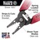 Klein Tools 11049 Wire Stripper  Cutter Made in USA Compact Lightweight Hardened Steel Precision Ground for Stranded Wires