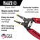 Klein Tools 11049 Wire Stripper  Cutter Made in USA Compact Lightweight Hardened Steel Precision Ground for Stranded Wires