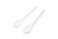 Fox Run HiTech Spoons 075 x 175 x 12 inches White 2 Pack