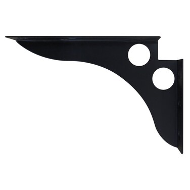 FastCap Black SpeedBrace 8x12 with 1000 lbs Load Capacity  Great for Fixed Height Shelves CountertopsDesks Workstations  Round Hole Design  99929