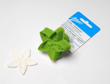 Ateco Snowflake Plunger Cutters Baking Supply 2 by 2Inch Green