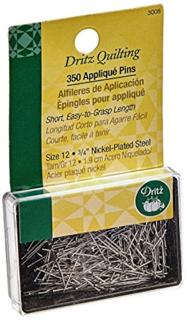 Dritz 3008 Appliqu Pins 34Inch 350Count Nickel