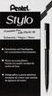 Pentel Arts Stylo Sketch Pen Black Box of 12 JM20AE