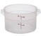 Cambro RFS2PP190 2 Qt Round Polypropylene Food Storage Container  Camwear