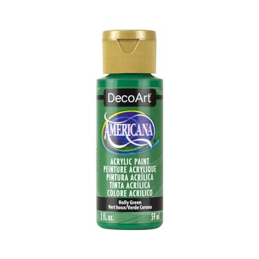 DecoArt Americana Acrylic Paint 2Ounce Holly Green