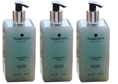 Pecksniffs Hand Wash 3 pk  Sandalwood  Vanilla