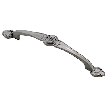 Knobware C3518 Rose Pull 128mm Black Nickel