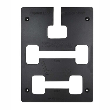 FastCap  FlipBolt Jig for Fastening Stiles Countertops and Invisible Connectors with Routing  Black  99940
