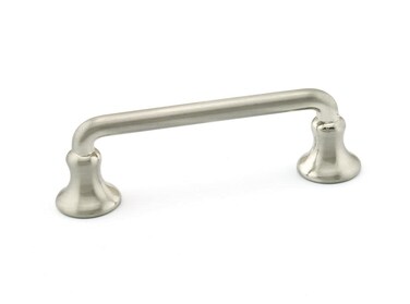 Richelieu Hardware BP873195 Toulon Collection 3inch 76 mm CentertoCenter Brushed Nickel Traditional Round Cabinet and Drawer Pull Handle for Kitchen Bathroom and Furniture