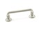 Richelieu Hardware BP873195 Toulon Collection 3inch 76 mm CentertoCenter Brushed Nickel Traditional Round Cabinet and Drawer Pull Handle for Kitchen Bathroom and Furniture