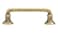 Richelieu Hardware BP873R3 Toulon Collection 3inch 76 mm CentertoCenter Regency Brass Traditional Round Cabinet and Drawer Pull Handle for Kitchen Bathroom and Furniture