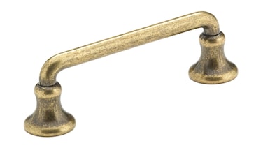 Richelieu Hardware BP873R3 Toulon Collection 3inch 76 mm CentertoCenter Regency Brass Traditional Round Cabinet and Drawer Pull Handle for Kitchen Bathroom and Furniture