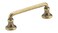 Richelieu Hardware BP873R3 Toulon Collection 3inch 76 mm CentertoCenter Regency Brass Traditional Round Cabinet and Drawer Pull Handle for Kitchen Bathroom and Furniture