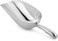 New Star Foodservice 34561 OnePiece Cast Aluminum Round Bottom Bar Ice Flour Utility Scoop 38Ounce Silver Hand Wash Only