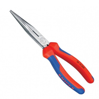 KNIPEX Tools  Long Nose Pliers With Cutter MultiComponent 2612200 MultiColour 8 inches
