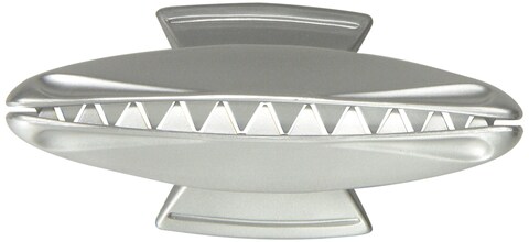 Caravan Contemporary Triangle Look Body And Square Top Hair Claw In Satin Gold Or Silver