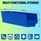 AkroMils 30128 Plastic Containers for Organizing and Storage Bins for Closet Kitchen Cabinet or Pantry Organization 18Inch x 4Inch x 4Inch Red 12Pack