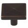 GlideRite Hardware 125 inch 5207ORB50 Square Knobs 50 Pack 125 Oil Rubbed Bronze Finish
