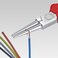KNIPEX  30 31 160 Tools  Long Nose Pliers Round Tips 3031160 625 Red