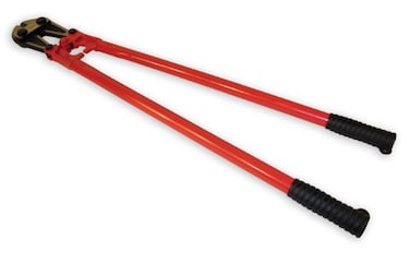 Olympia Tools 48 Heavy Duty Bolt Cutter with Drop Forged Alloy Steel and Ergonomic Grip Rubber Handles for for Cutting Fence Steel Wire Chain Screws Rivet