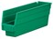 AkroMils 30110 Plastic Organizer and Storage Bins for Refrigerator Kitchen Cabinet or Pantry Organization 12Inch x 3Inch x 4Inch Green 24Pack