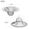 12 Pack  2125 Top  1 Basket Mesh Sink Drain Strainer Hair Catcher for Bathroom Sink Utility Slop Laundry RV and Lavatory