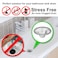 12 Pack  2125 Top  1 Basket Mesh Sink Drain Strainer Hair Catcher for Bathroom Sink Utility Slop Laundry RV and Lavatory