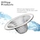12 Pack  2125 Top  1 Basket Mesh Sink Drain Strainer Hair Catcher for Bathroom Sink Utility Slop Laundry RV and Lavatory