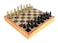 StonKraft Handcarved Chess Board with Wooden Base  Stone Inlaid Work  Chess Game Board Set