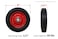 Shepherd Hardware 9636 8Inch SemiPneumatic Rubber Tire Steel Hub with Ball Bearings Ribbed Tread 12Inch Bore Centered Axle
