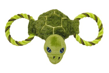 Jolly Pets Jolly TugaMal Turtle TugSqueak Toy Large