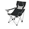 Picnic TIME Campsite Camping Chair Picnic Chair Outdoor Folding Chair with Carry Bag Beach Chair Black with Gray Accents 23 x 18 x 36