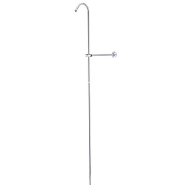 Kingston Brass CCR601 Vintage Shower Riser And Wall Support 6Inch Polished Chrome