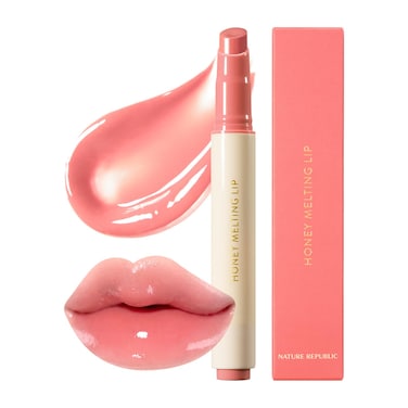 Nature Republic HONEY MELTING LIP 02 FIG KBEAUTY Lip Plumper Tint Balm Korean Lip Gloss Cute Glow