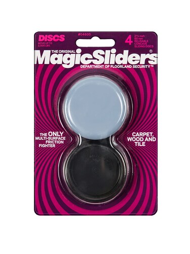 Magic Sliders 04600 238 Concave Reusable 4 Count