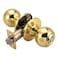 Design House 782938 Ball Knob 1Pack Polished Brass