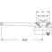 Truth TH 23021 912 in SingleArm LeftHand Casement Operator Coppertone
