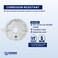Sigma Engineered Solutions White Sigma Electric 143854WH 12Inch 5 Hole Round Box