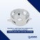 Sigma Engineered Solutions White Sigma Electric 143854WH 12Inch 5 Hole Round Box