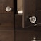 Hickory Hardware Crystal Palace Collection Cabinet Knobs Kitchen Handles for Cabinets and Drawers and Bathroom Hardware 114 Inch Diameter Crysacrylic with Polished Nickel Finish Pack of 1