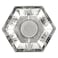Hickory Hardware Crystal Palace Collection Cabinet Knobs Kitchen Handles for Cabinets and Drawers and Bathroom Hardware 1316 Inch Diameter Crysacrylic with Polished Nickel Finish 1 Pack