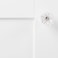 Hickory Hardware Crystal Palace Collection Cabinet Knobs Kitchen Handles for Cabinets and Drawers and Bathroom Hardware 1316 Inch Diameter Crysacrylic with Polished Nickel Finish 1 Pack