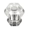 Hickory Hardware Crystal Palace Collection Cabinet Knobs Kitchen Handles for Cabinets and Drawers and Bathroom Hardware 1316 Inch Diameter Crysacrylic with Polished Nickel Finish 1 Pack