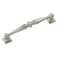 Hickory Hardware 1 Pack Solid Core Kitchen Cabinet Pulls Luxury Cabinet Handles Hardware for Doors  Dresser Drawers 5116 Inch 128mm Hole Center Satin Nickel Somerset Collection