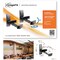 Vogels VLB 200 Universal Speaker Wall Bracket Swivels up to 90 LeftRight Tiltable up to 15 Max 44 lbs 20 kg Black 2 Brackets