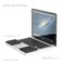 GRIFITI Fat Palm Pads 14 Thick Smooth Skin Surface Laptop Wrist Rest Notebook Tacky Silicone Easy Reposition Ergonomic Carpal Tunnel Resting Support 2 Pads 31 x 28 x 024
