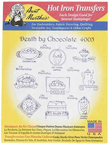 Aunt Marthas Iron On Transfer Patterns for Stitching Embroidery or Fabric Painting