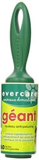 Evercare Pet Extreme Stick Giant Refillable Lint Roller 60 Sheets Green
