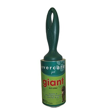 Evercare Pet Extreme Stick Giant Refillable Lint Roller 60 Sheets Green