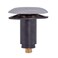 EZFlo Snap and Press Stopper with Rubber Seal 38 Inch Thread Chrome Plated 35253